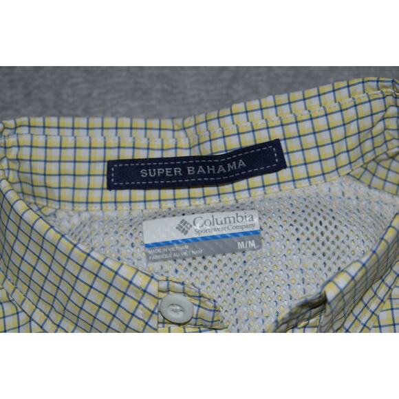 Columbia PFG Performance Fishing Gear Shirt Super Bahama Nylon Mens Size Medium - Picture 6 of 8